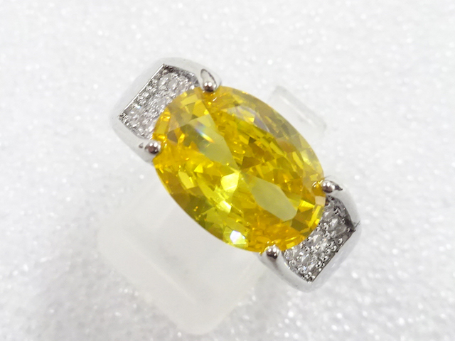 COLORED STONE FASHION RING / JP SIZE 25